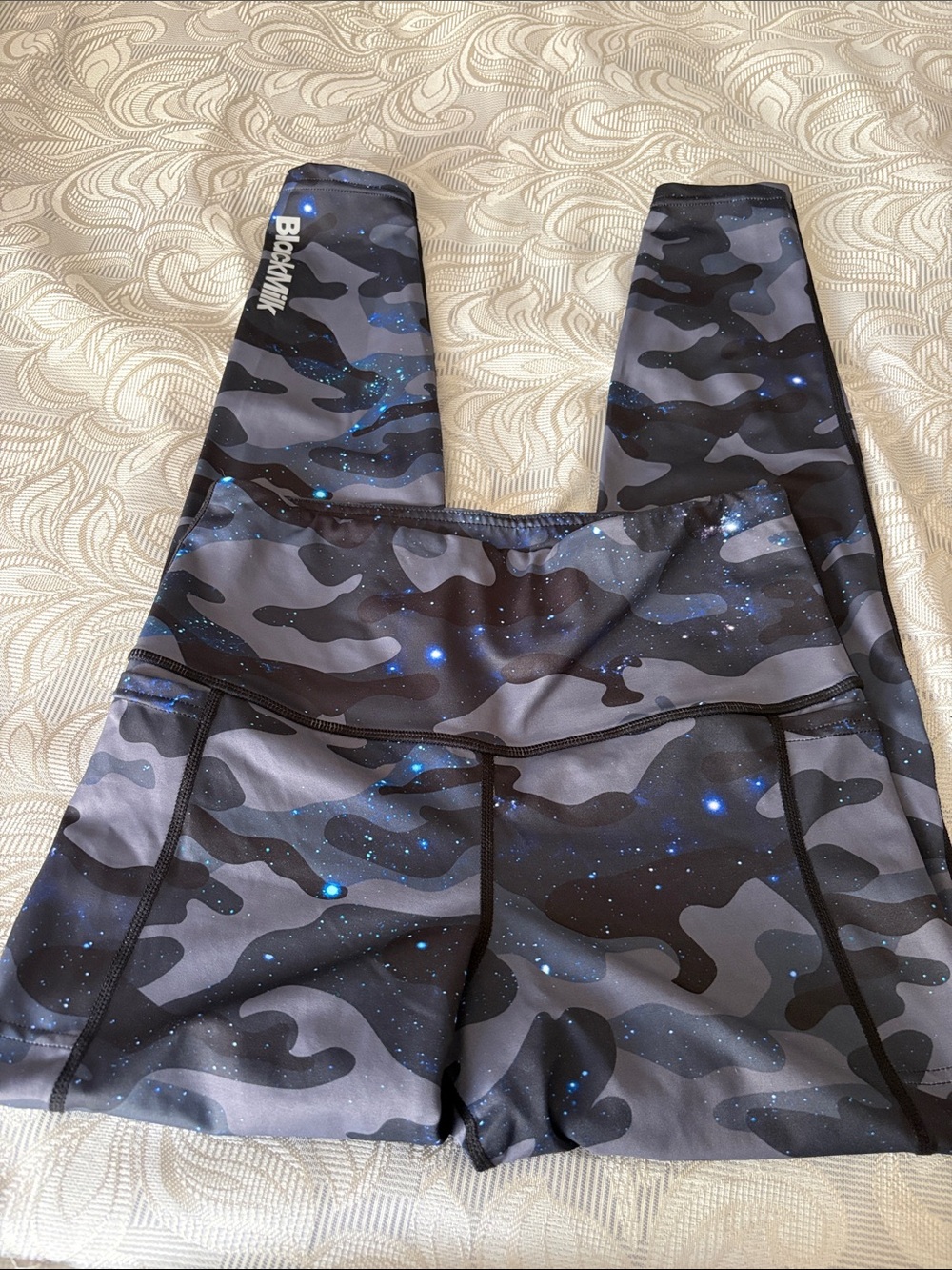 Blackmilk galaxy camo ninja athletic leggings